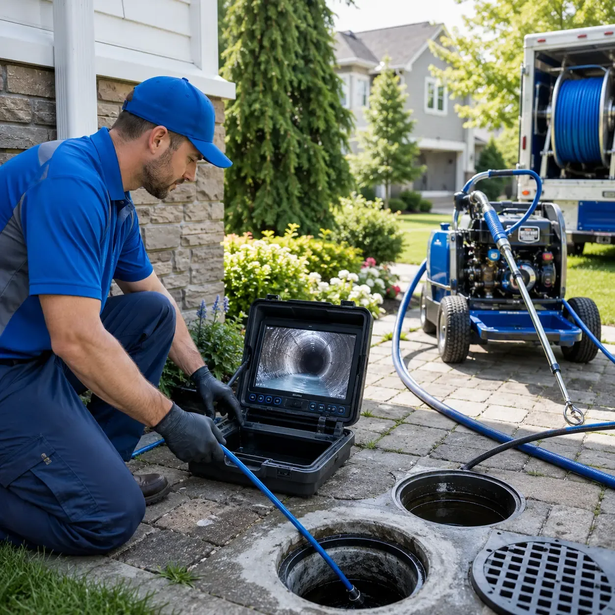Outdoor drain cleaning professionals serving Ossian, IN